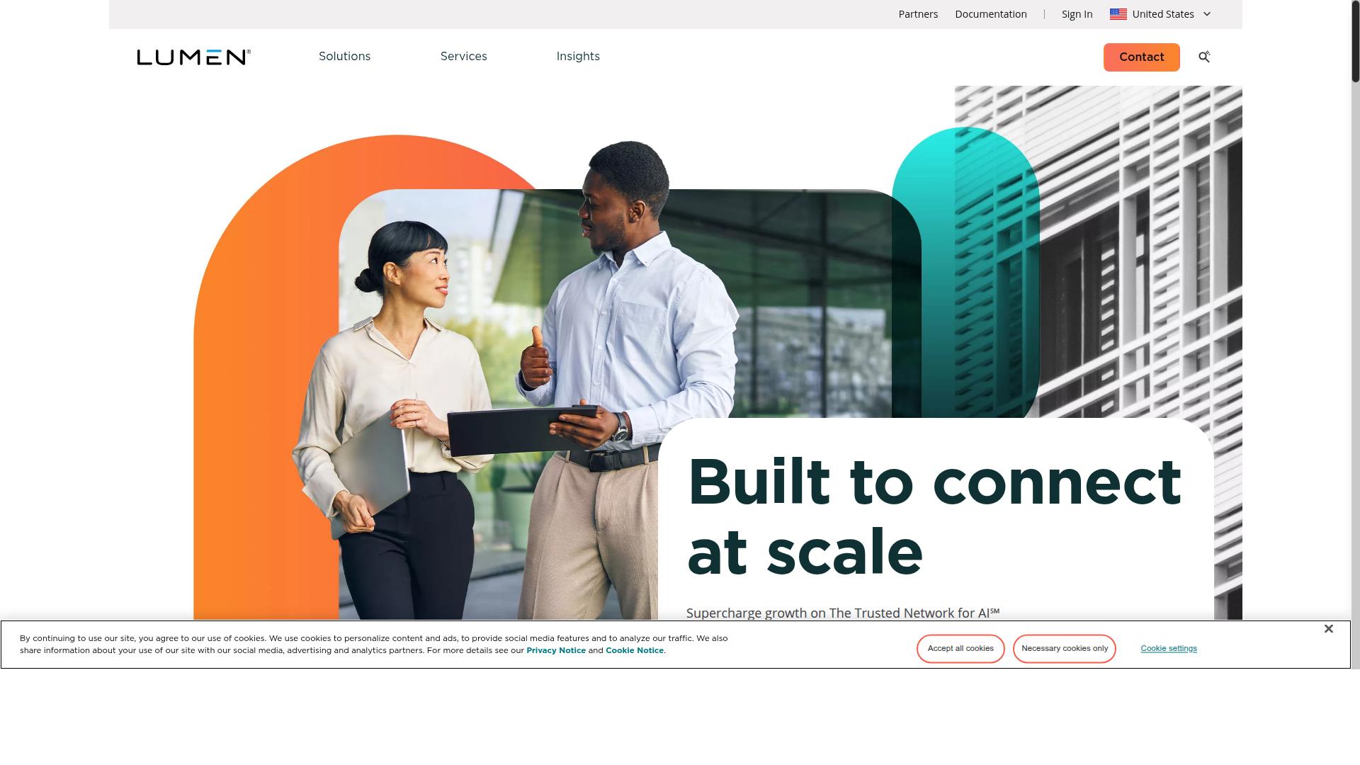 Lumen Technologies website