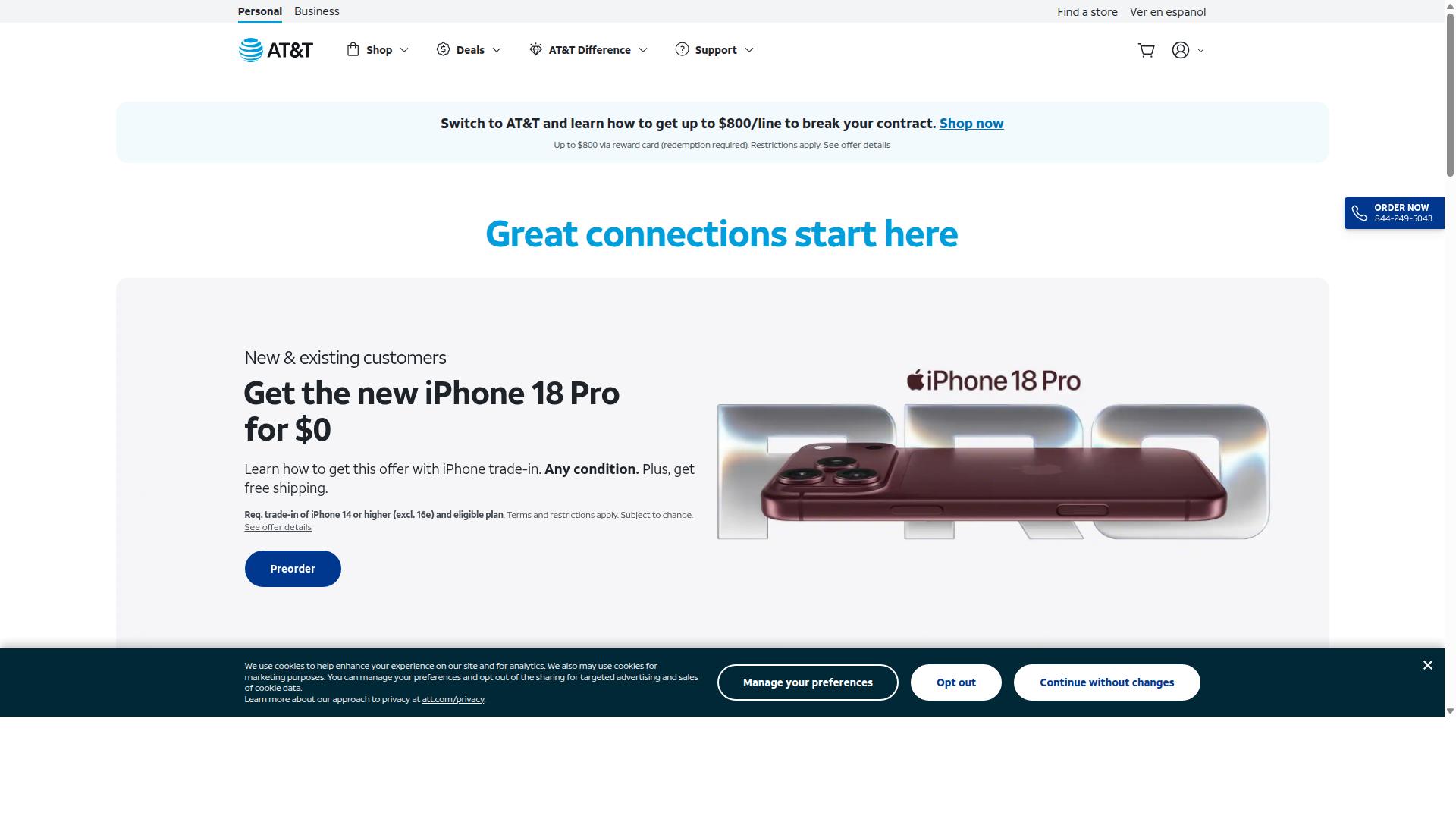 AT&T Inc. website