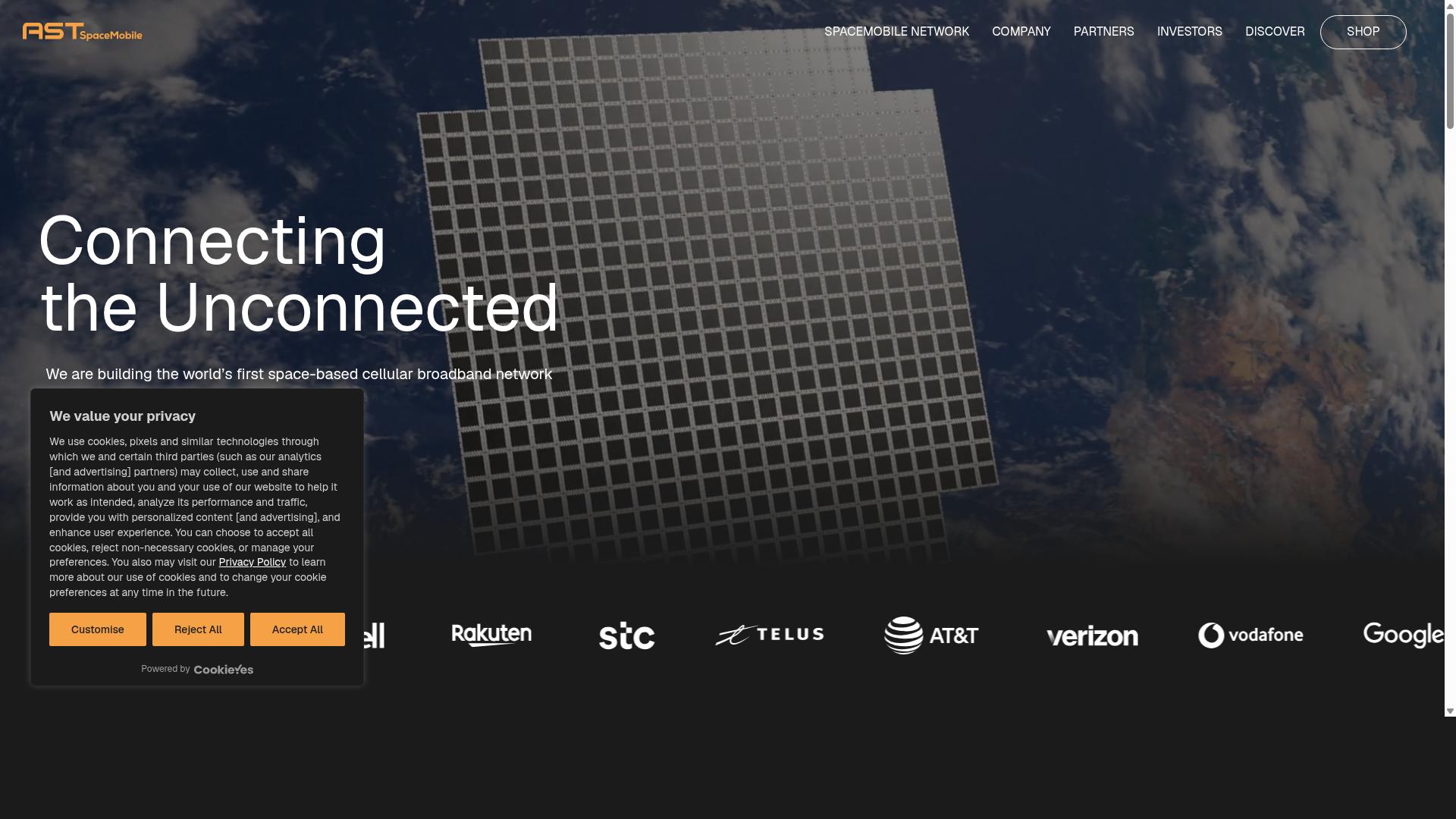 AST SpaceMobile website