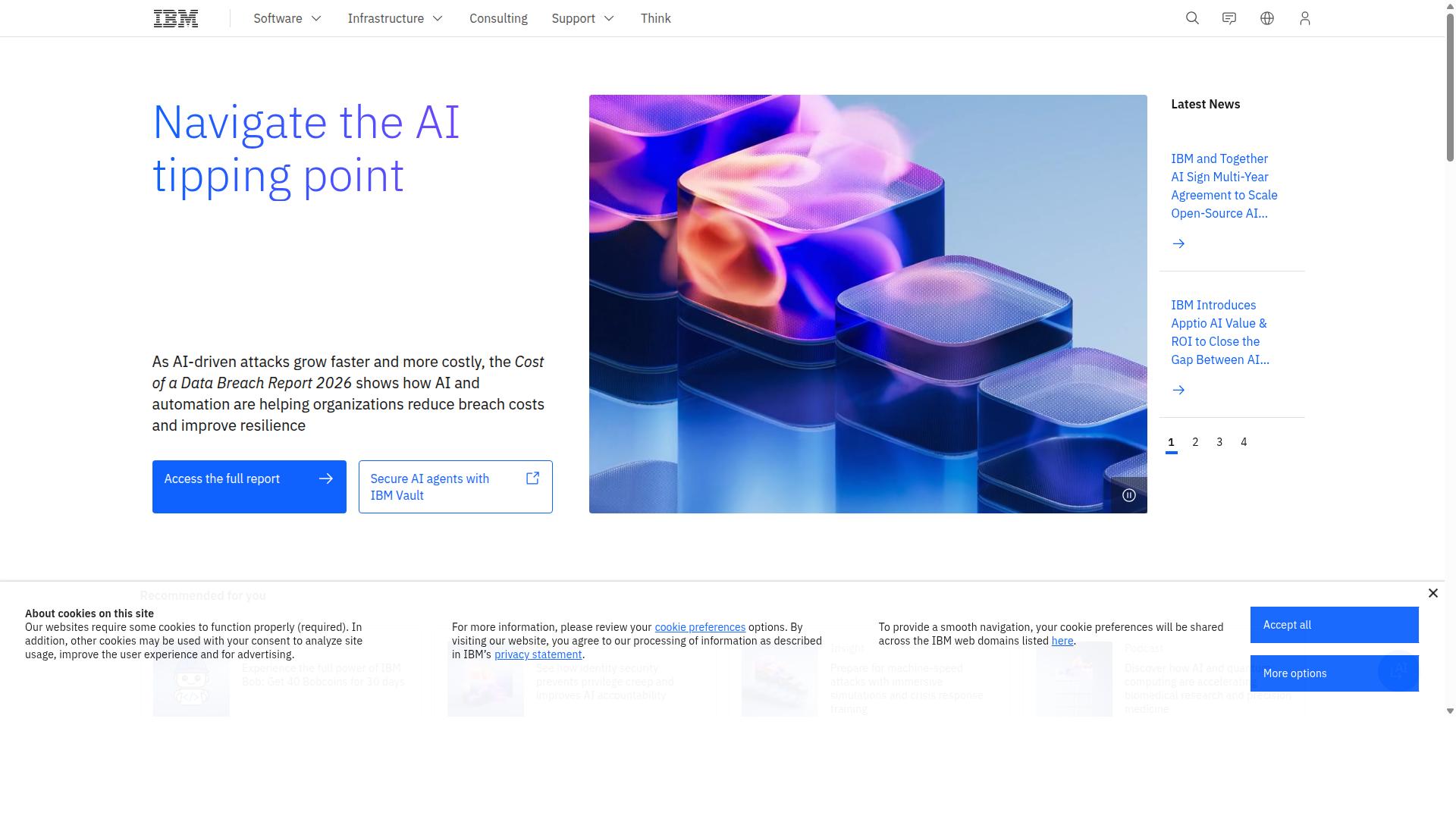 International Business Machines Corp. website